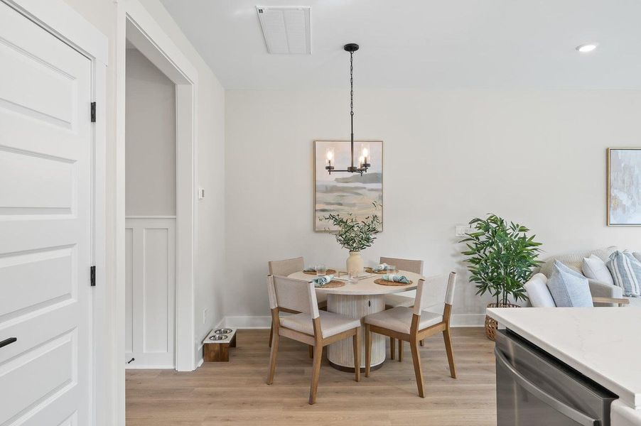 Furnished interior view inside a new home in Founder's Park, Summerville (Image 3).
