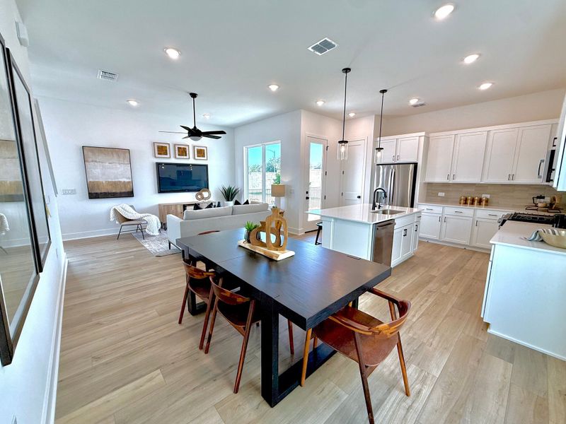 Furnished interior view inside a new home in Novel, Austin (Image 6).