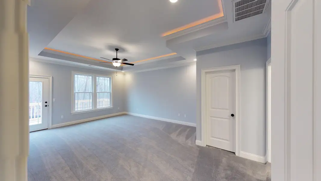 Representative unfurnished interior of a home built from the Beaumont Elite by Enchanted Homes in Smokey Hills, Campobello (Image 59).