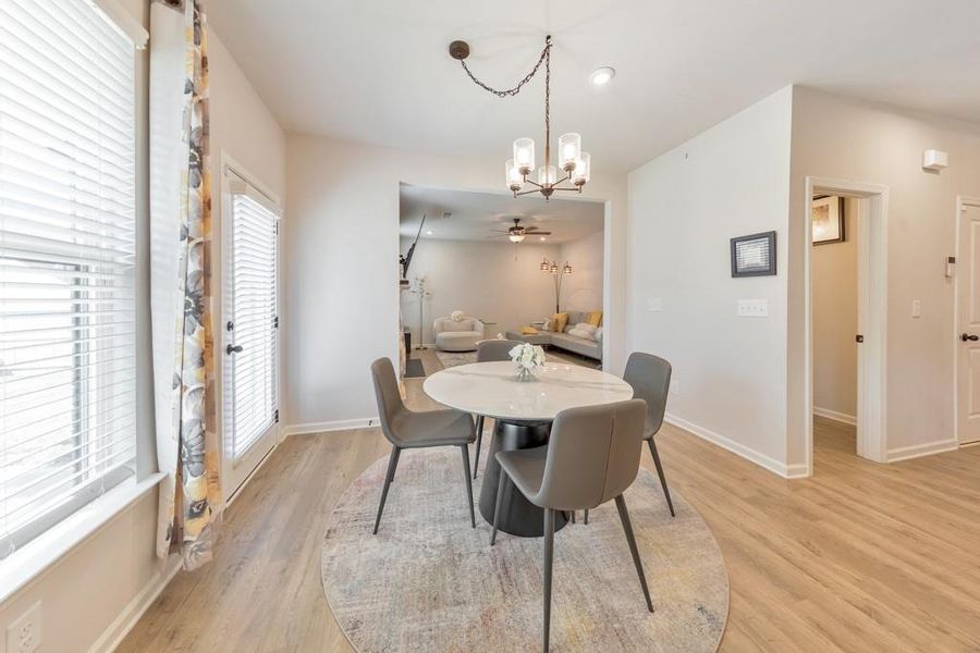Furnished interior view inside a new home in , Powder Springs (Image 32).