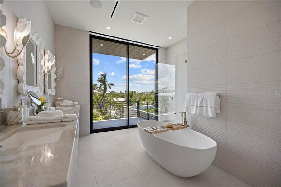 Furnished interior view inside a new home in , Longboat Key (Image 12).