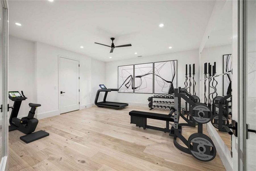 Furnished interior view inside a new home in , Atlanta (Image 33).