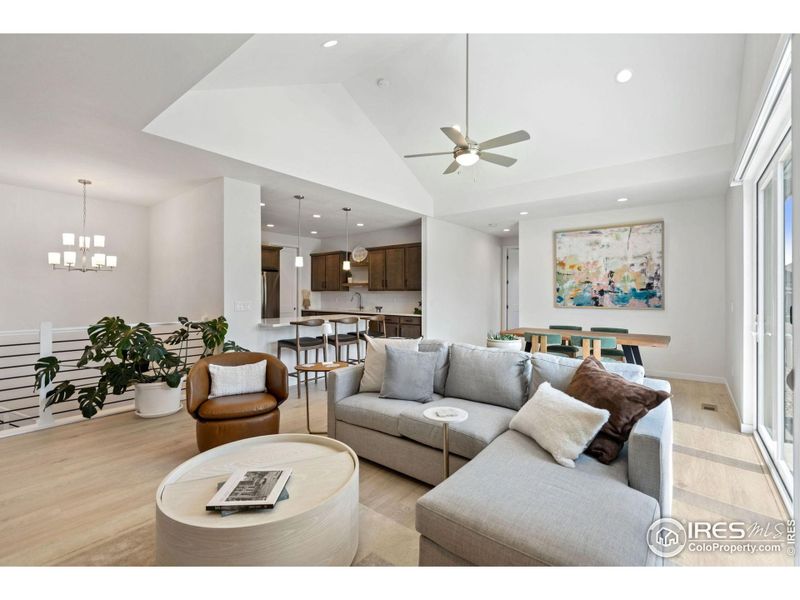 Furnished interior view inside a new home in , Fort Collins (Image 6). Furnished interior view inside a new home in , Fort Collins (Image 6).