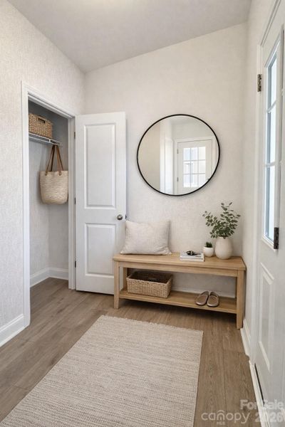 Front Entry & Coat Closet