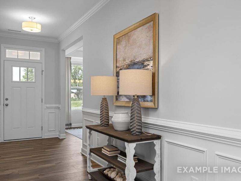 Furnished interior view inside a new home in Tobacco Road, Angier (Image 4).