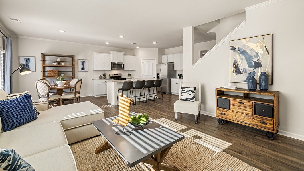 Furnished interior view inside a new home in Thompson Ridge, Dallas (Image 11).