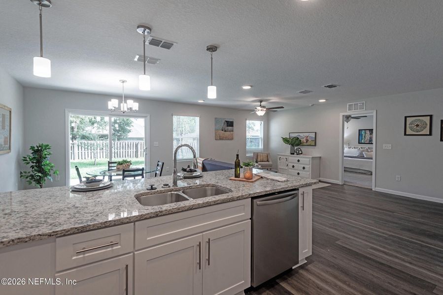 Furnished interior view inside a new home in , Jacksonville (Image 30).