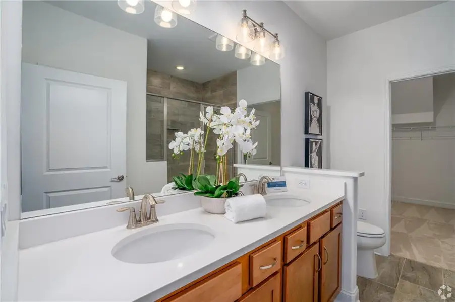 Furnished interior view inside a new home in , Cartersville (Image 31).