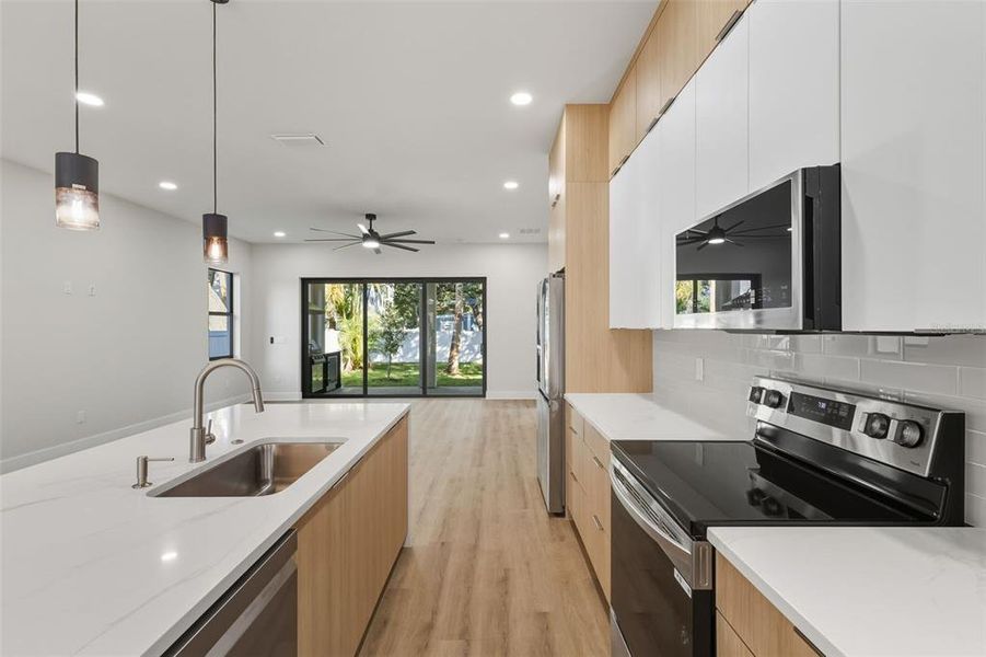 Furnished interior view inside a new home in , Tampa (Image 17).