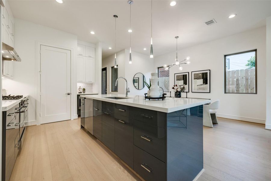 Furnished interior view inside a new home in , Houston (Image 34).