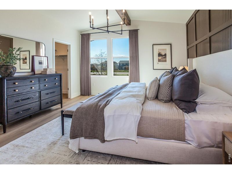Furnished interior view inside a new home in Trailside Story Collection - Single Family Homes, Timnath (Image 17).