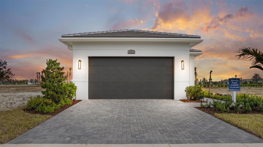 Front exterior of a new home in , Port St. Lucie, FL, highlighting curb appeal (Image 22).