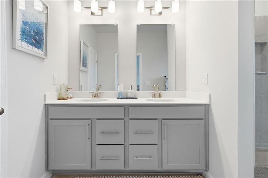 Furnished interior view inside a new home in , Lawrenceville (Image 30).