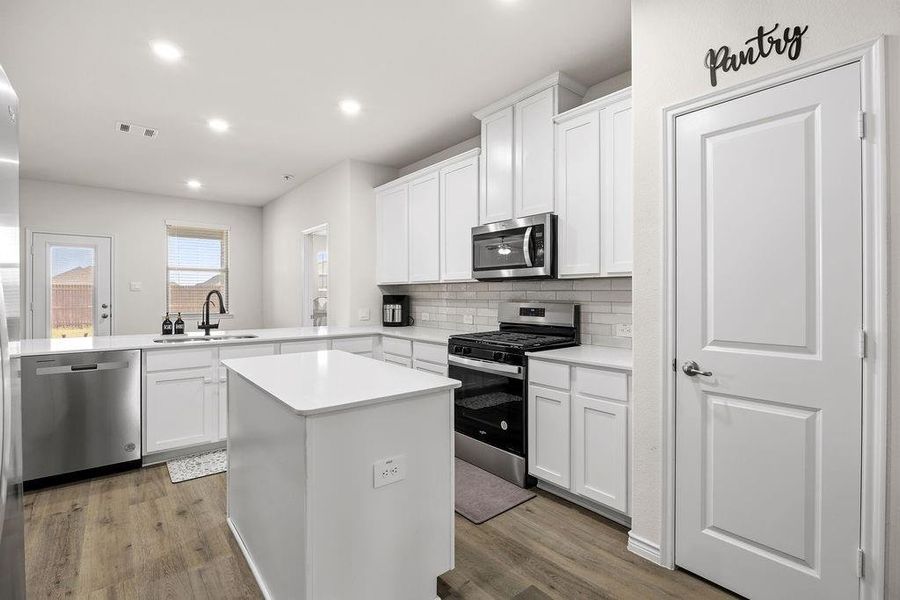 Furnished interior view inside a new home in , Aubrey (Image 16).