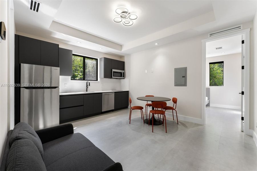 Furnished interior view inside a new home in , Key Largo (Image 7).