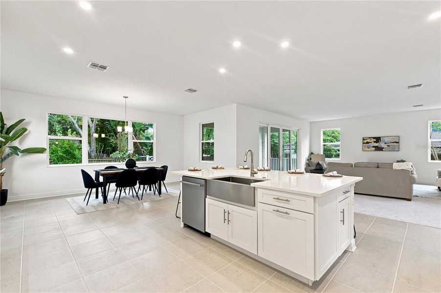 Furnished interior view inside a new home in , Tampa (Image 62).