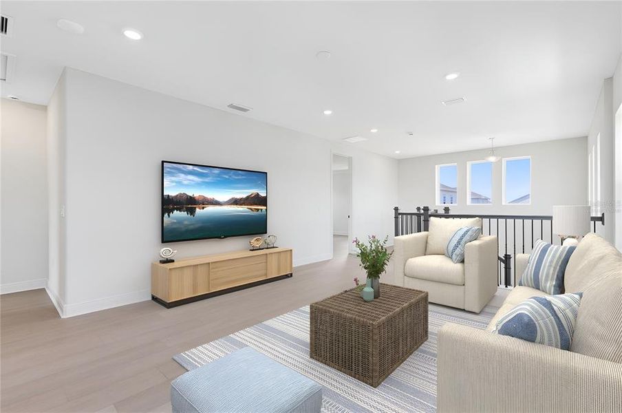 Virtually staged image.