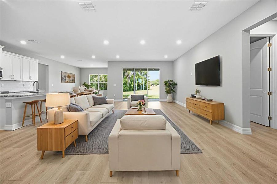 Furnished interior view inside a new home in , Inverness (Image 5).