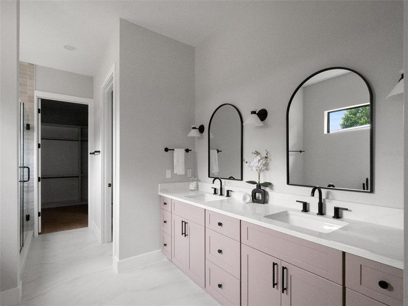 Furnished interior view inside a new home in , Orlando (Image 14).