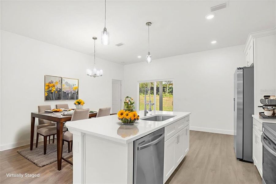 Furnished interior view inside a new home in , Citrus Springs (Image 11). Furnished interior view inside a new home in , Citrus Springs (Image 11).
