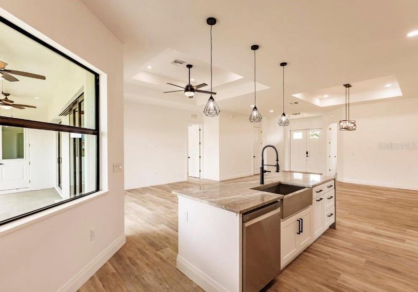 Furnished interior view inside a new home in , Punta Gorda (Image 6).