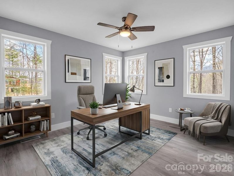 Furnished interior view inside a new home in , Rosman (Image 8). Furnished interior view inside a new home in , Rosman (Image 8).