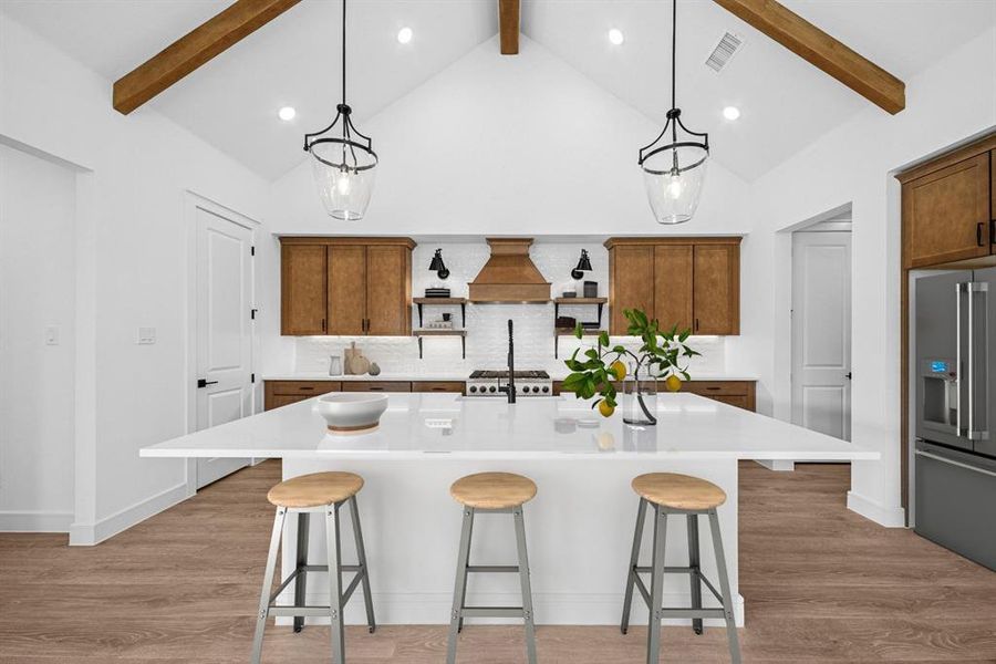 Furnished interior view inside a new home in Sterling Greene, Arlington (Image 13). Furnished interior view inside a new home in Sterling Greene, Arlington (Image 13).