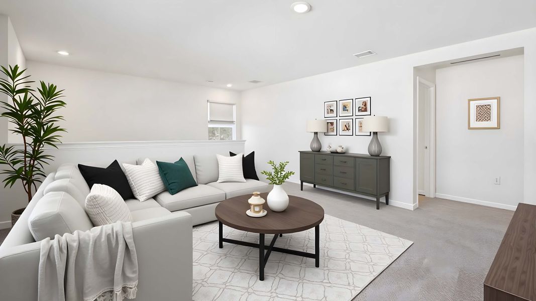 Furnished interior view inside a new home in Sandal Key, Weeki Wachee (Image 7).