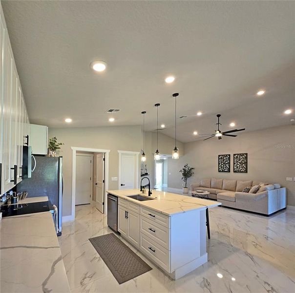 Furnished interior view inside a new home in , Sebring (Image 19).