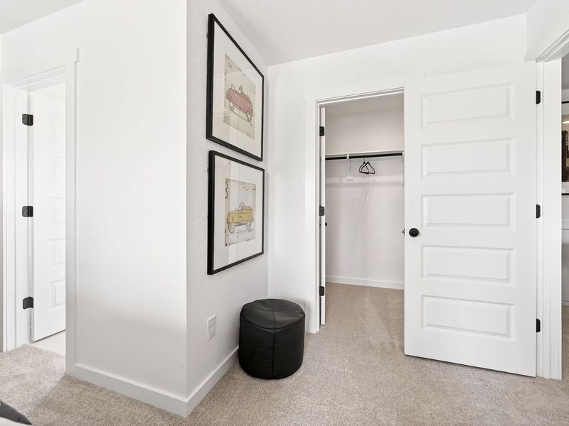 Furnished interior view inside a new home in Parks at Foster Crossing, Anna (Image 32).