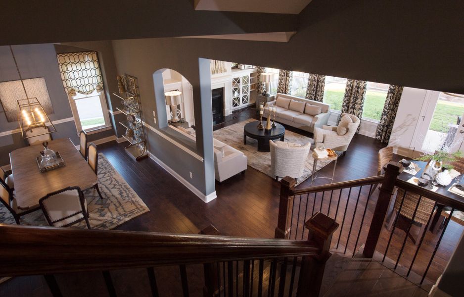 Montgomery Home Design Family Room and Dining Room Montgomery Home Design Family Room and Dining Room
