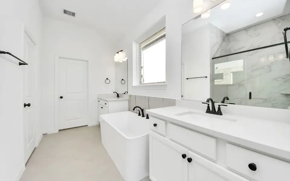 Furnished interior view inside a new home in Elyson, Katy (Image 7).