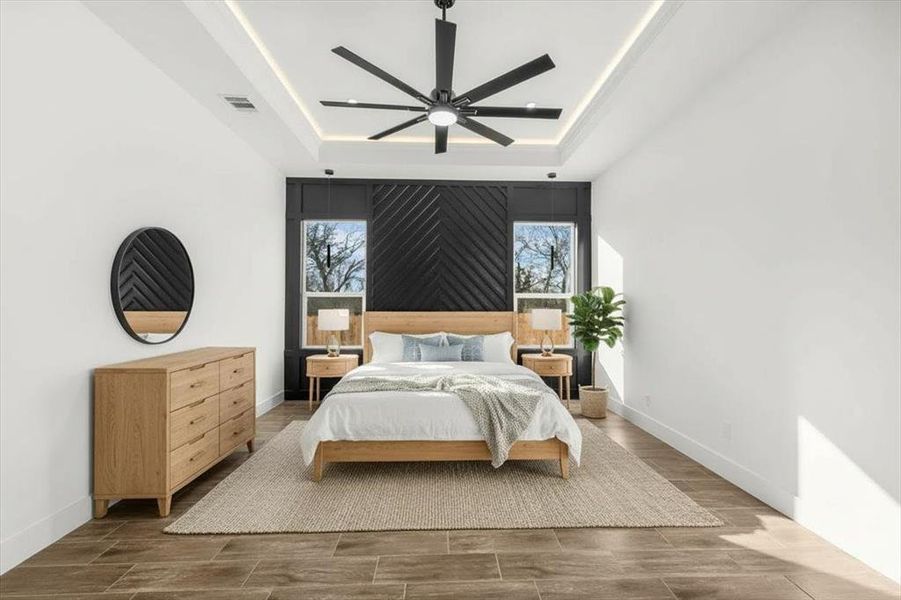 Furnished interior view inside a new home in , Fort Worth (Image 12).