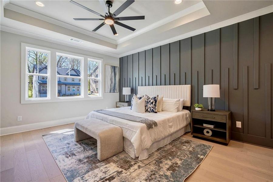 Furnished interior view inside a new home in , Atlanta (Image 38).