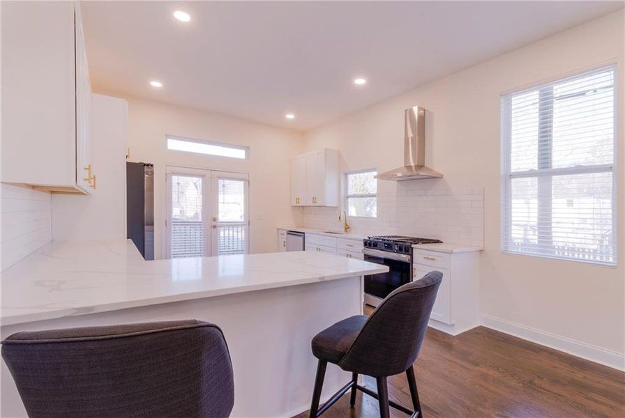 Furnished interior view inside a new home in , Atlanta (Image 5).