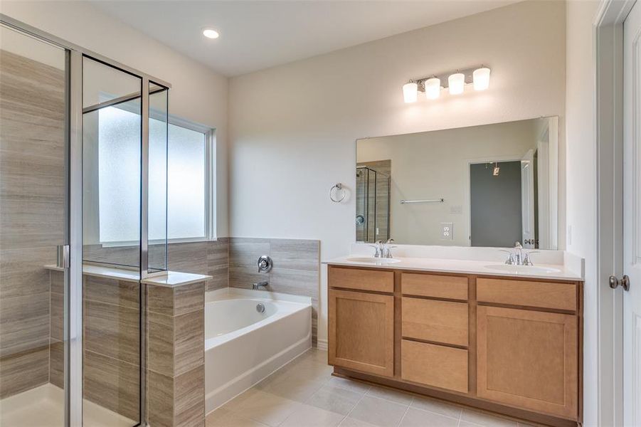 Furnished interior view inside a new home in Sierra Vista at Kelly Ranch, Aledo (Image 8). Furnished interior view inside a new home in Sierra Vista at Kelly Ranch, Aledo (Image 8).