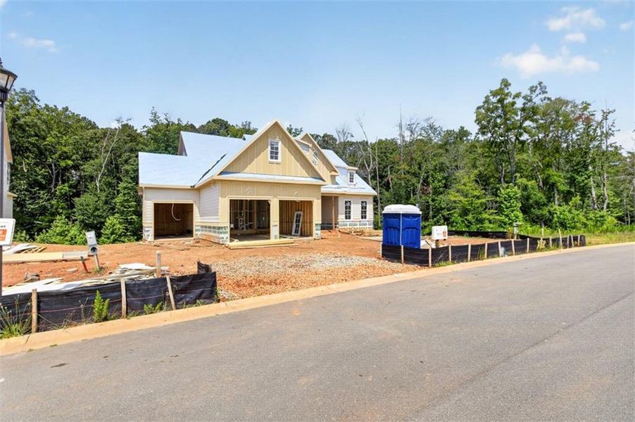 In-progress construction of a new home in , Statham, GA (Image 9).