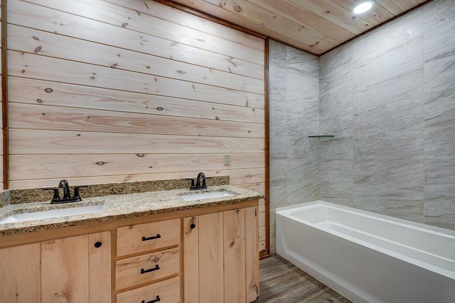 Furnished interior view inside a new home in , Mineral Bluff (Image 16).