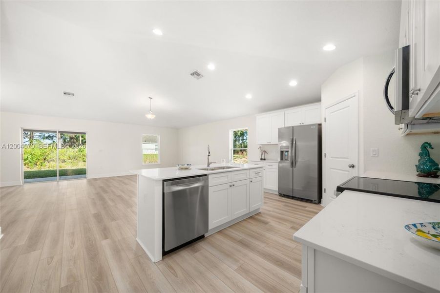 Furnished interior view inside a new home in , Sebring (Image 8).