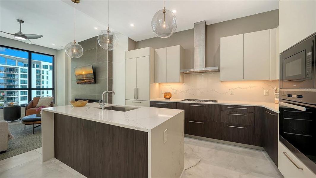 Furnished interior view inside a new home in , Sarasota (Image 9).