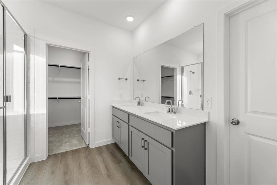 Primary Bathroom featuring the Milan Collection