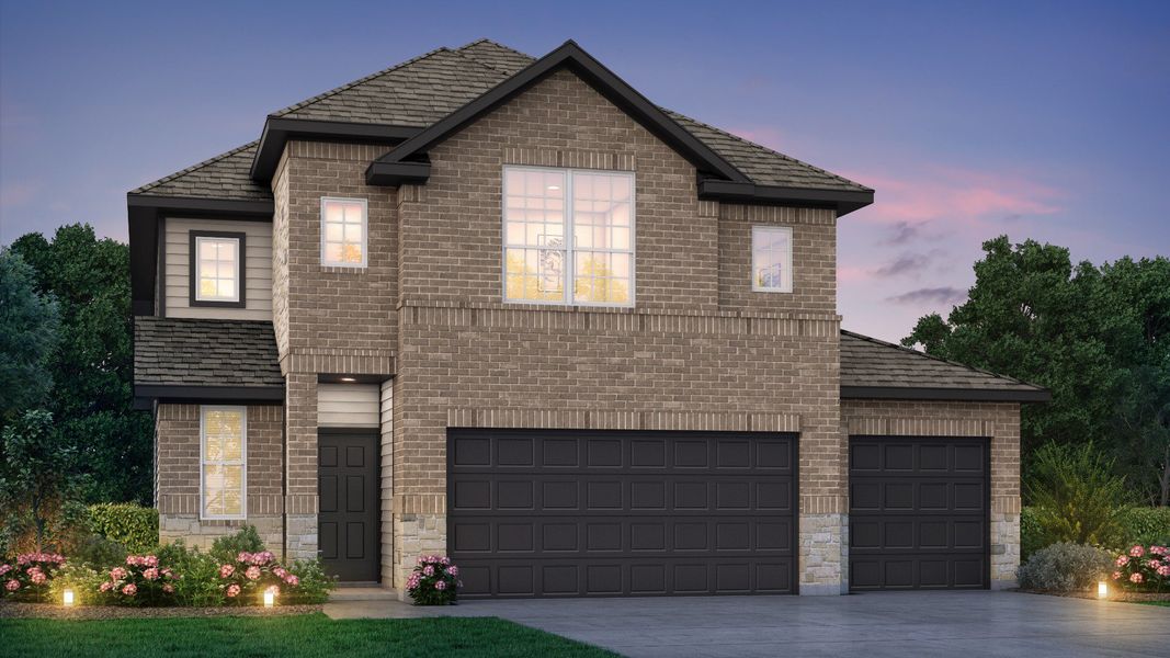 Representative exterior photo of a completed home built from the The Wisteria by Legend Homes in River Ranch, Dayton, TX (Image 20). Representative exterior photo of a completed home built from the The Wisteria by Legend Homes in River Ranch, Dayton, TX (Image 20).