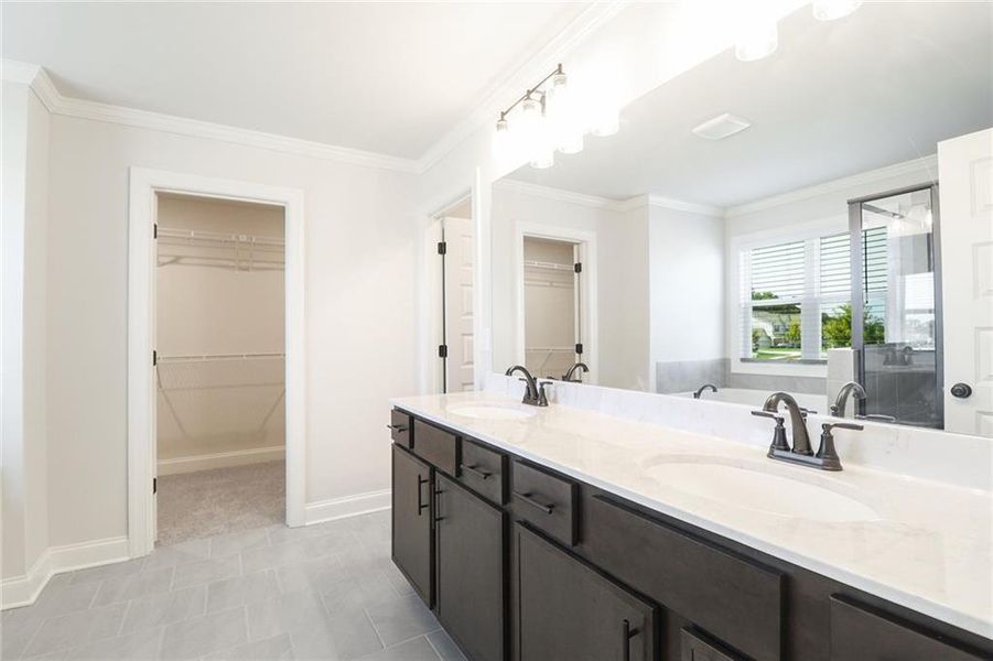 Furnished interior view inside a new home in Calgary Downs, Winder (Image 6).