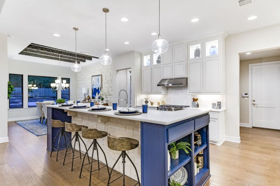 Representative furnished interior of a home built from the Catalina by Giddens Homes in Clearwater Ranch, Liberty Hill (Image 79).