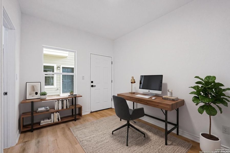 Furnished interior view inside a new home in , San Antonio (Image 8).