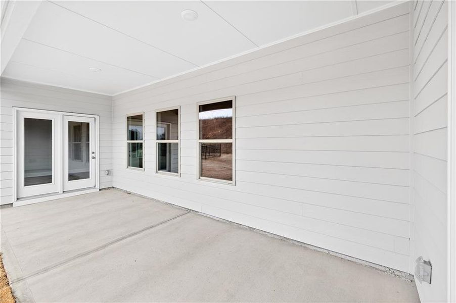 Exterior details and patio area of a home in , Homer (Image 1). Exterior details and patio area of a home in , Homer (Image 1).