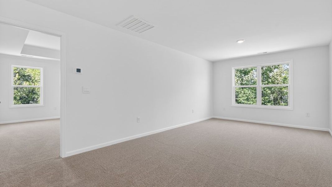 Representative unfurnished interior of a home built from the Wylie by D.R. Horton in The Manors at Winston Pointe, Clayton (Image 25).