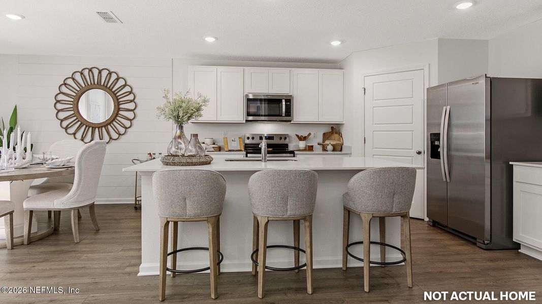 Furnished interior view inside a new home in Copes Landing, Jacksonville (Image 8).