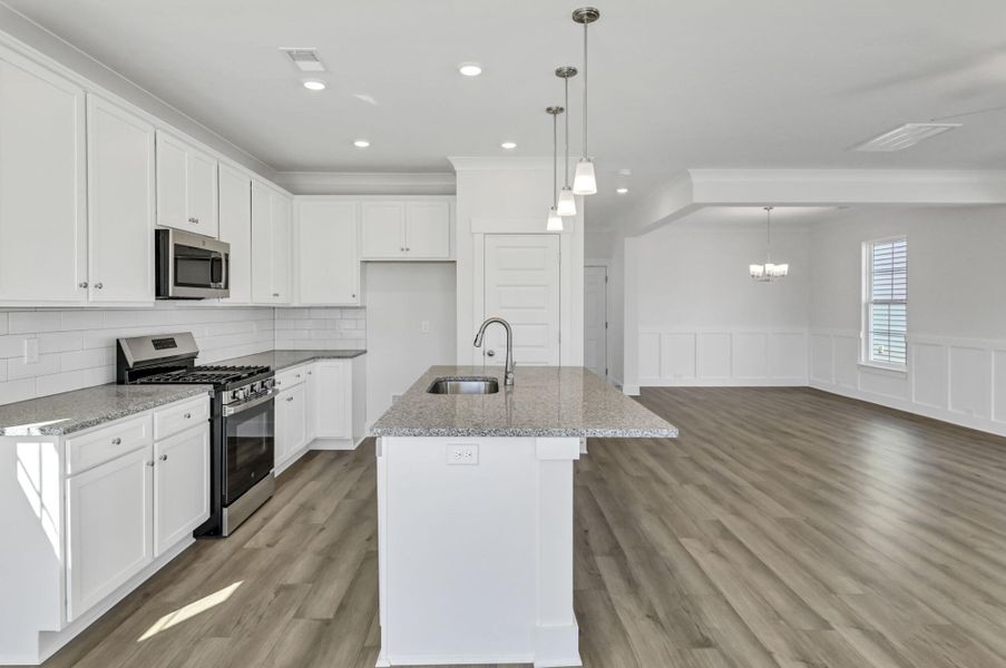 Furnished interior view inside a new home in Ashton Lakes, Lexington (Image 9).