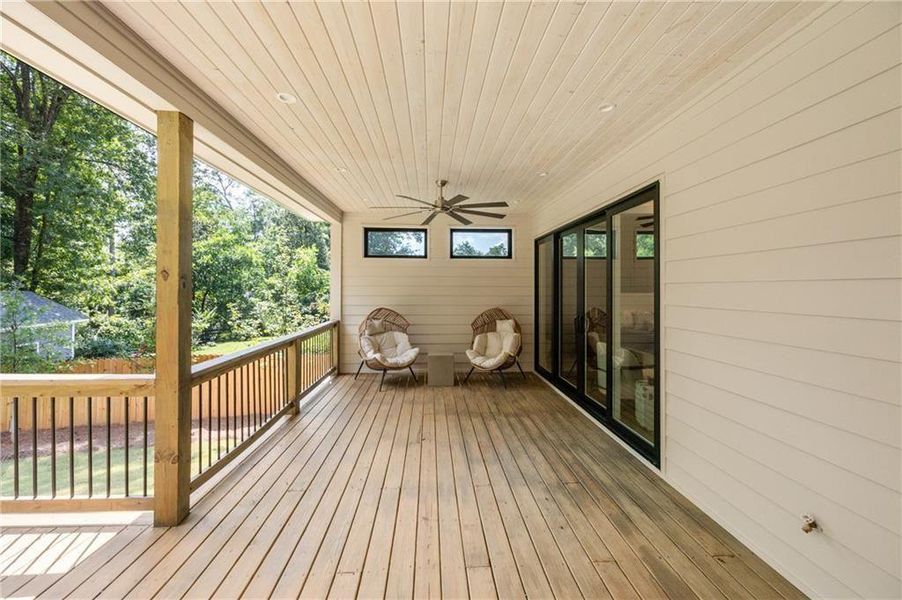Exterior details and patio area of a home in , Sandy Springs (Image 30).